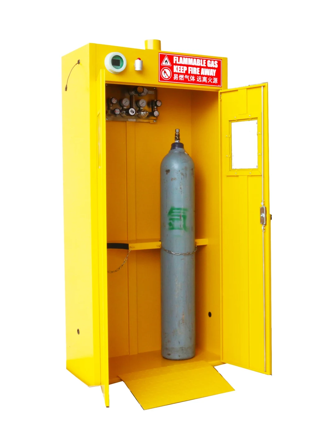 Sai-U Gas Bottle Cylinder Storage Cabinet with Safety Alarm Device