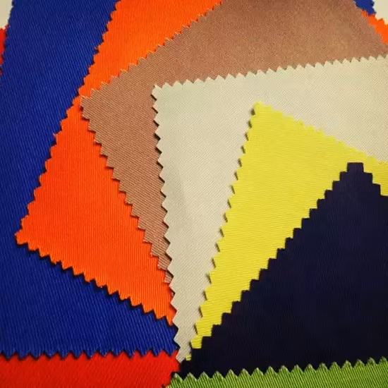 CVC 60/40 폴리에스터 면 소재 난연 원단, 국가 표준 B등급 난연 원단, 세탁 가능한 난연 원단, 특수 보호 원단